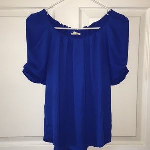 Women’s blue blouse